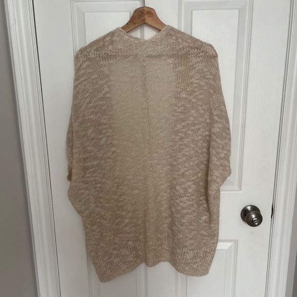 Urban Outfitters // Silence and Noise Cream Knit Short Sleeve Cardigan - Picture 5 of 5